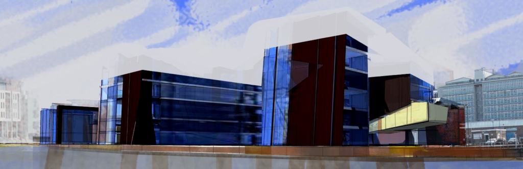Commercial building 3d visualisation Leeds