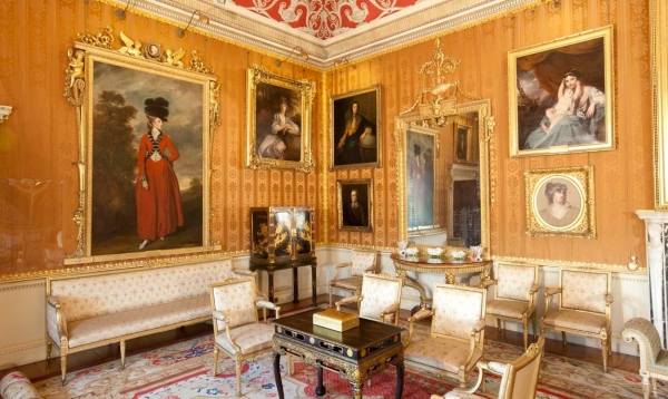 Interior shot of Harewood house