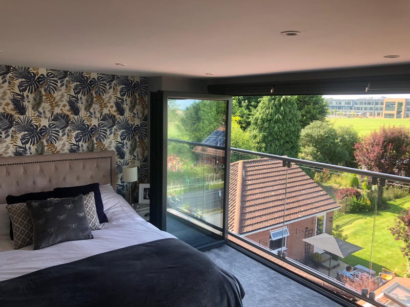 Dormer Loft Conversion with Juliette Balcony CK Architectural Leeds