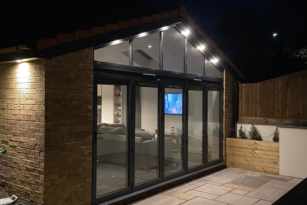 Single Storey Rear Extension with LED Lighting